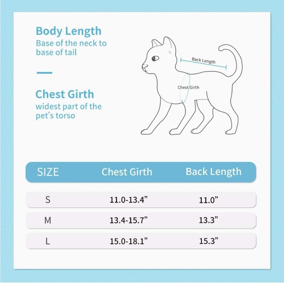 Pet recovery suit size Med - Picture 2 of 4